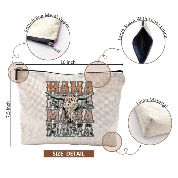 MAMA Cosmetic Bag - Picture 2 of 7
